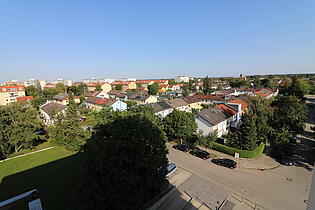 Aussicht vom Balkon