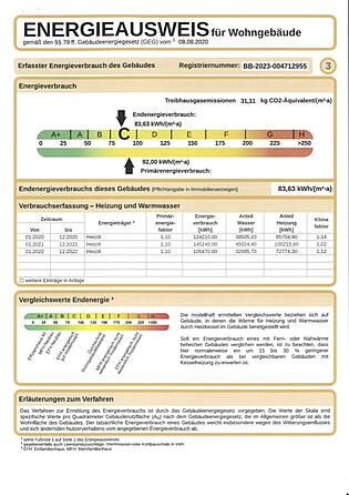 Enrgieausweis  Exposé 