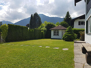 Garten mit Blick Richtung Süden